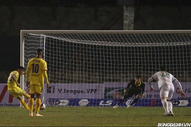 ẢNH Văn Đức cứu SLNA khỏi trận thua trên sân nhà trong ngày ra quân VLeague 2021 hình ảnh 2