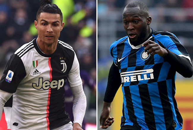 Cuộc đối đầu đáng chờ đợi giữa Ronaldo và Lukaku. Ảnh: Reuters.