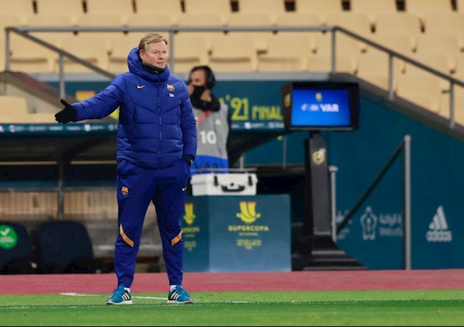 HLV Koeman suýt có danh hiệu đầu tiên cùng Barca