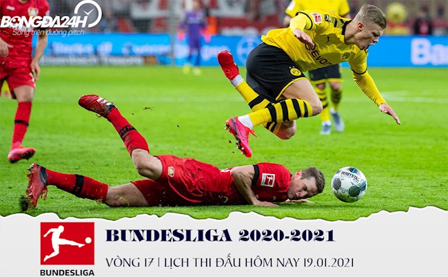 trực tiếp bundesliga Lịch thi đấu, lịch trực tiếp Bundesliga 2020-21 đêm nay 19/1: Leverkusen vs Dortmund