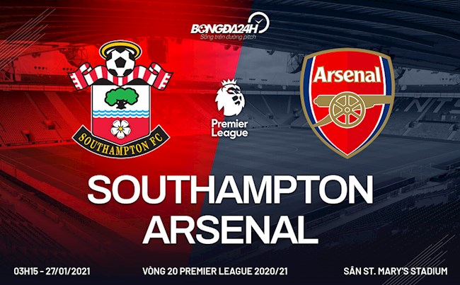 Nhận định Southampton vs Arsenal (03h15 ngày 27/1): Canh bạc tất tay của Arteta