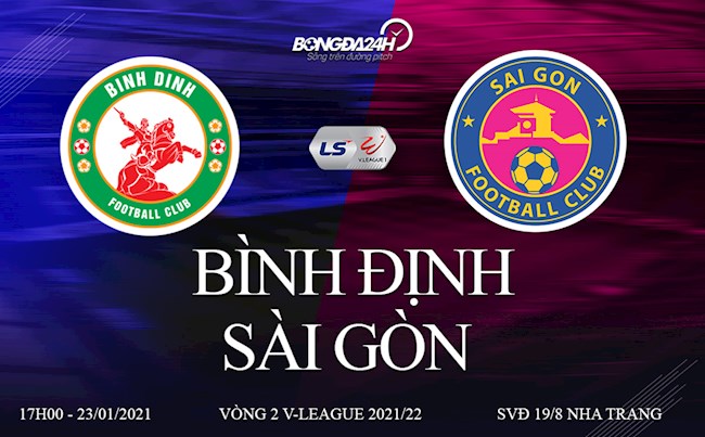 Link xem trực tiếp bóng đá Việt Nam: Bình Định vs Sài Gòn