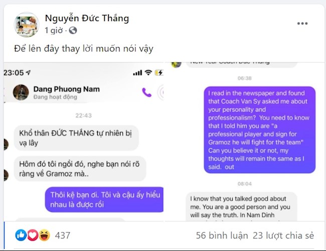 HLV Nguyễn Đức Thắng lên tiếng về vụ Gramoz Kurtaj hình ảnh