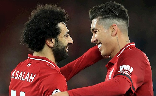 Firmino và Salah xuất sắc nhất Liverpool dưới thời HLV Klopp