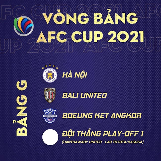 Các đội bóng tại bảng G AFC Cup 2021