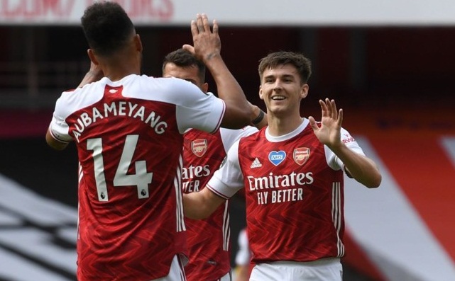 Aubameyang và Tierney có kịp ra sân ở đại chiến MU?