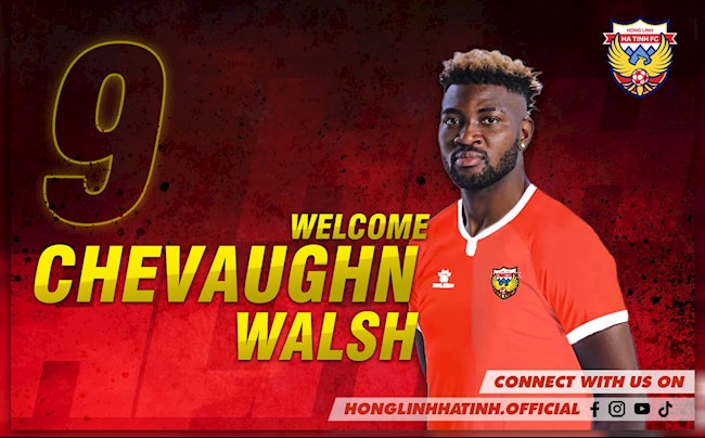 Hồng Lĩnh Hà Tĩnh chọn Chevaughn Walsh thay thế Claudecir