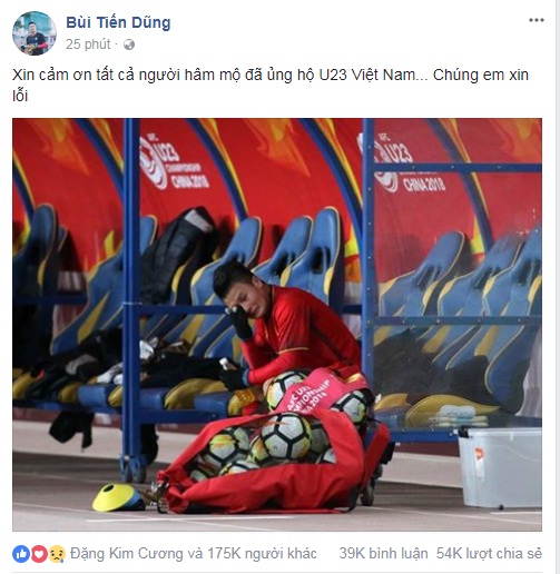 Quang Hải bật khóc vì đã ở rất gần danh hiệu vô địch U23 châu Á