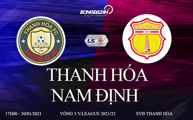 Link xem trực tiếp bóng đá Việt Nam: Thanh Hóa vs Nam Định vòng 3 V-League