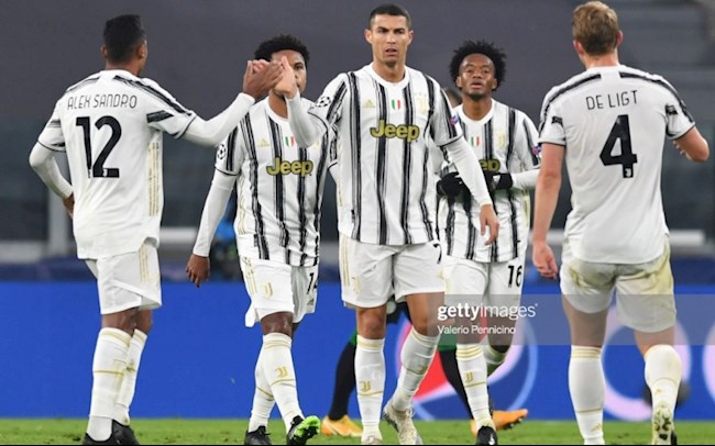 Alex Sandro va Ronaldo juventus