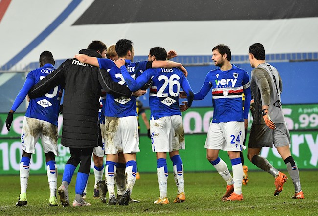 Sampdoria có chiến thắng xứng đáng