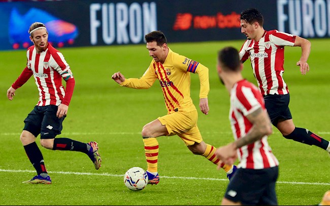 Video kết quả Athletic Bilbao vs Barca: Messi tả xung hữu độti
