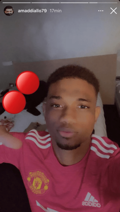 Hình ảnh đầu tiên của tiền vệ Amad Diallo ở MU hình ảnh