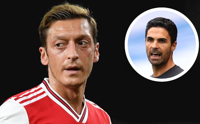 Mesut Ozil va Arteta