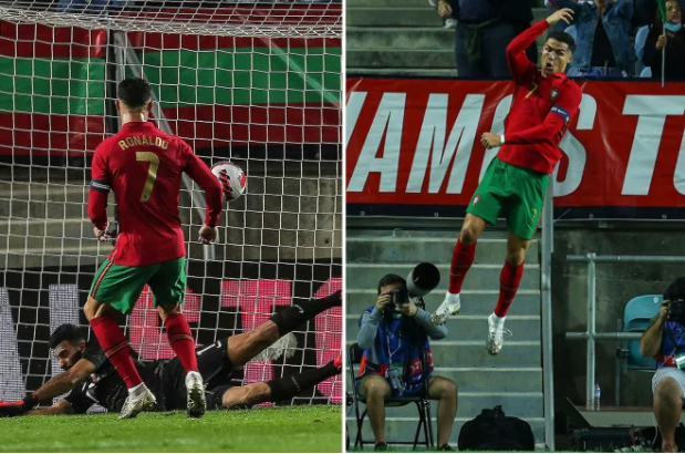 Ronaldo lại ghi bàn cho tuyển Bồ Đào Nha