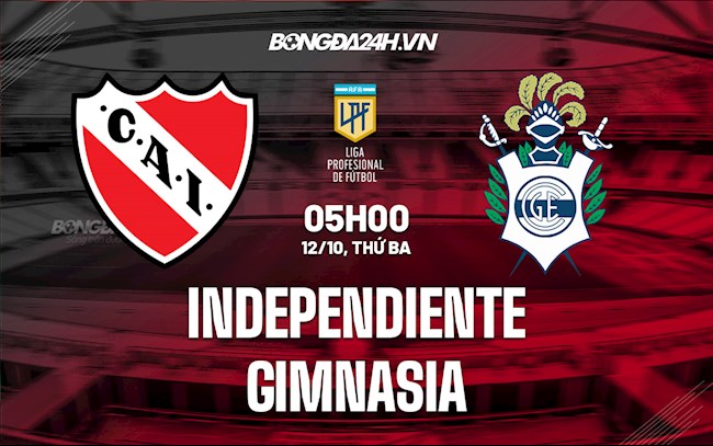 Nhận định, dự đoán Independiente vs Gimnasia 5h00 ngày 12/10 (VĐQG Argentina 2021)