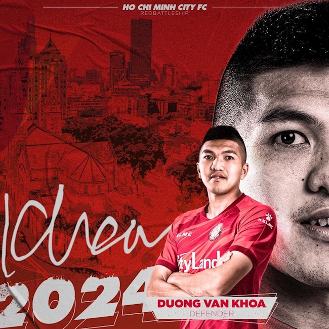 CLB TP.HCM chính thức ra mắt tân binh Dương Văn Khoa