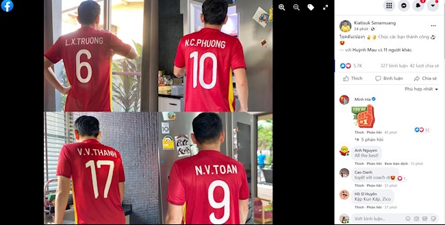 Kiatisuk bỏ sót Tuấn Anh, Hồng Duy khi gửi lời chúc ĐT Việt Nam hình ảnh Kiatisuk bỏ sót Tuấn Anh, Hồng Duy khi gửi lời chúc ĐT Việt Nam hình ảnh