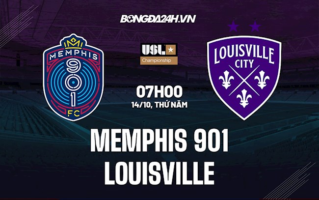 Soi kèo Memphis 901 vs Louisville Hạng Nhất Mỹ 2021
