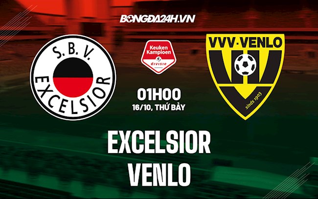 Nhận định,  Excelsior vs Venlo 1h00 ngày 16/10 (Hạng 2 Hà Lan 2021/22)