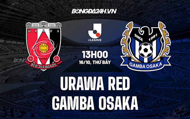 Nhận định,  Urawa Red vs Gamba Osaka 13h00 ngày 16/10 (VĐQG Nhật Bản 2021)