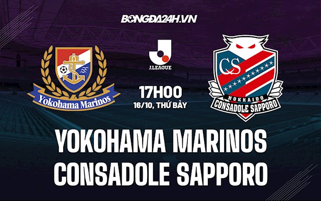 Nhận định Yokohama Marinos vs Consadole Sapporo 17h00 ngày 16/10 (VĐQG Nhật Bản 2021)