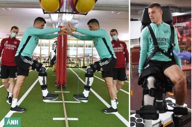 Arsenal đón tin cực vui từ chấn thương của Granit Xhaka