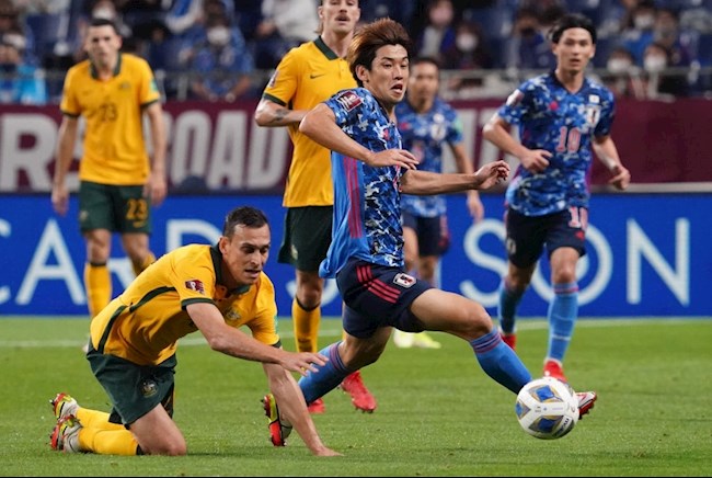 Yuya Osako ĐT Nhật Bản vs Australia