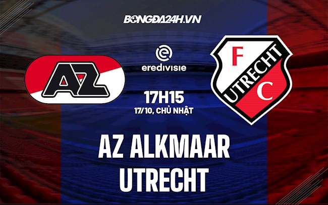 Nhận định,  AZ Alkmaar vs Utrecht 17h15 ngày 17/10 (VĐQG Hà Lan 2021/22)