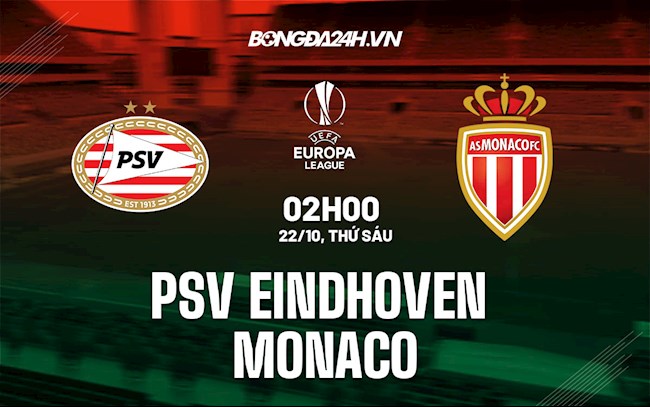 PSV Eindhoven vs Monaco