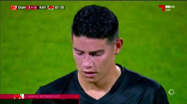 James Rodriguez ra mắt không thành công