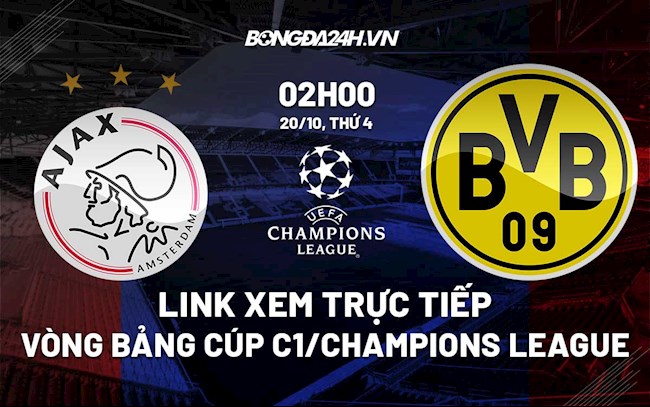 Link xem Ajax vs Dortmund (20/10/2021) Link xem Ajax vs Dortmund (20/10/2021)