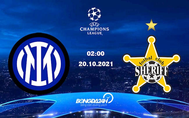 Link xem trực tiếp Inter Milan vs Sheriff Cúp C1 châu Âu 2021/22 ở đâu?