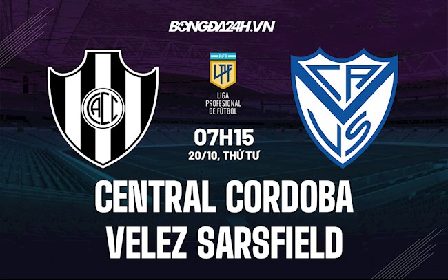 Nhận định Central Cordoba vs Velez Sarsfield 7h15 ngày 20/10 (VĐQG Argentina 2021)