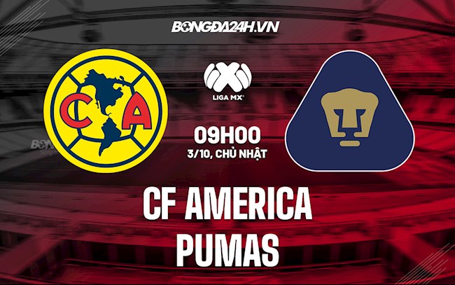 Soi kèo CF America vs Pumas VĐQG Mexico 2021/22 Soi kèo CF America vs Pumas VĐQG Mexico 2021/22