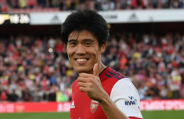 Takehiro Tomiyasu đang chơi tốt ở Arsenal