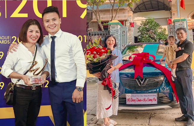 Quang Hải mua xế hộp tặng mẹ nhân ngày Phụ nữ Việt Nam