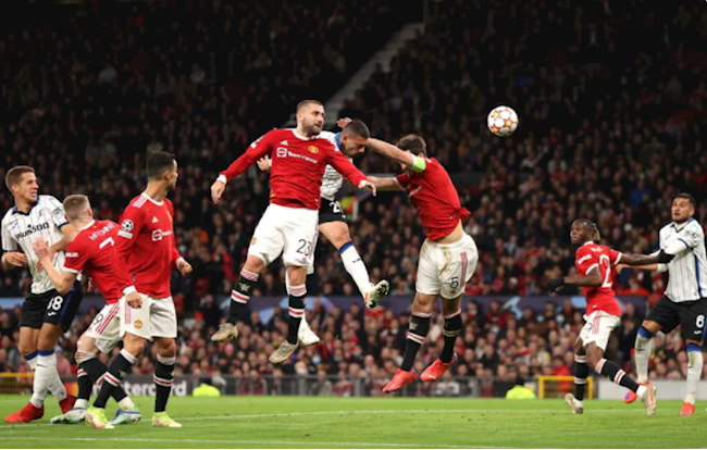 Tình huống Demiral đánh đầu nâng tỷ số lên 2-0