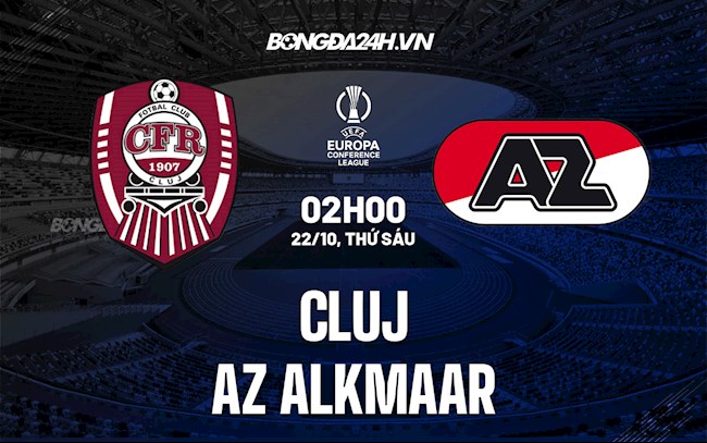 Soi kèo Cluj vs AZ Alkmaar Giải Europa Conference League