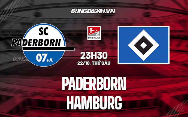 Nhận định bóng đá Paderborn vs Hamburg 23h30 ngày 22/10 (Hạng 2 Đức 2021/22)