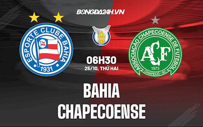 Nhận định,  Bahia vs Chapecoense 6h30 ngày 25/10 (VĐQG Brazil 2021)