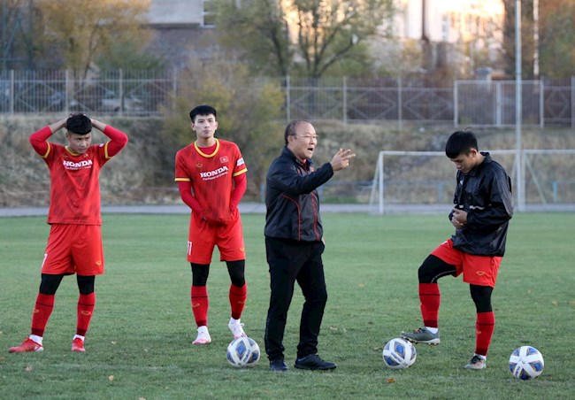 Thầy trò HLV Park Hang Seo đang tỏ ra rất tự tin trước thềm vòng loại U23 châu Á 2022