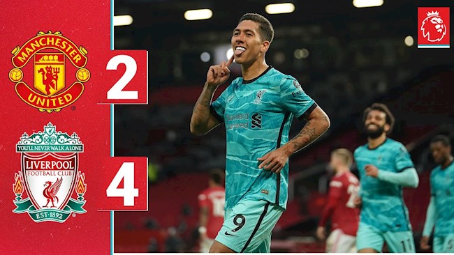 Firmino tỏa sáng ở trận MU 2-4 Liverpool