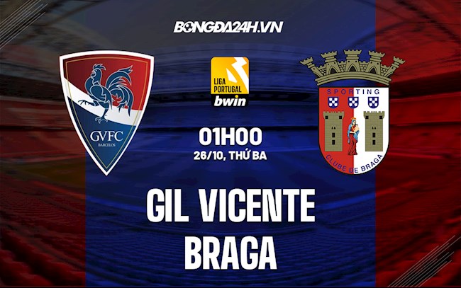 Nhận định bóng đá Gil Vicente vs Braga