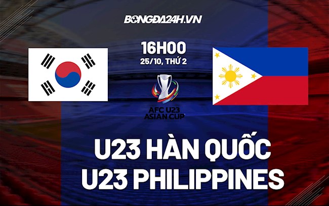 U23 Hàn Quốc vs U23 Philippines