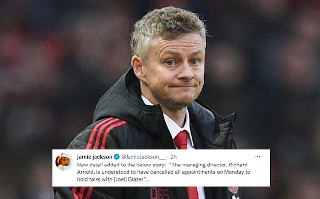 MU họp khẩn quyết định tương lai Ole Gunnar Solskjaer