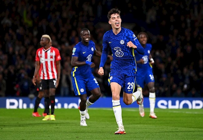 Sau vài cơ hội bị bỏ lỡ, Kai Havertz đã lập công cho Chelsea