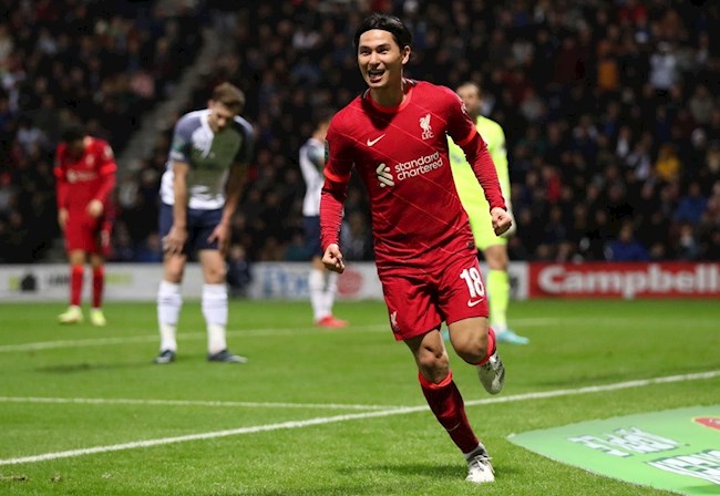 Minamino khai thông bế tắc cho Liverpool Minamino khai thông bế tắc cho Liverpool