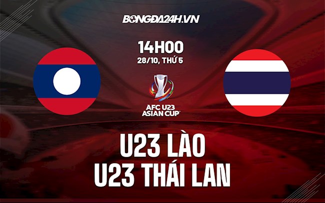 U23 Lào vs U23 Thái Lan U23 Lào vs U23 Thái Lan