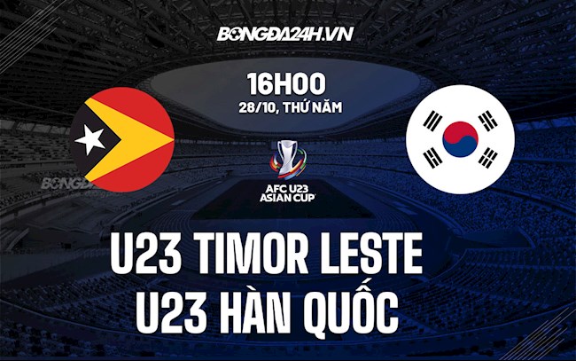 U23 Timor Leste vs U23 Hàn Quốc